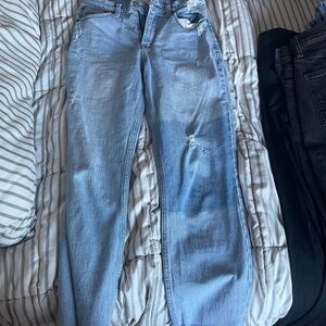 Abercrombie & Fitch High Rise Light Blue Jeans